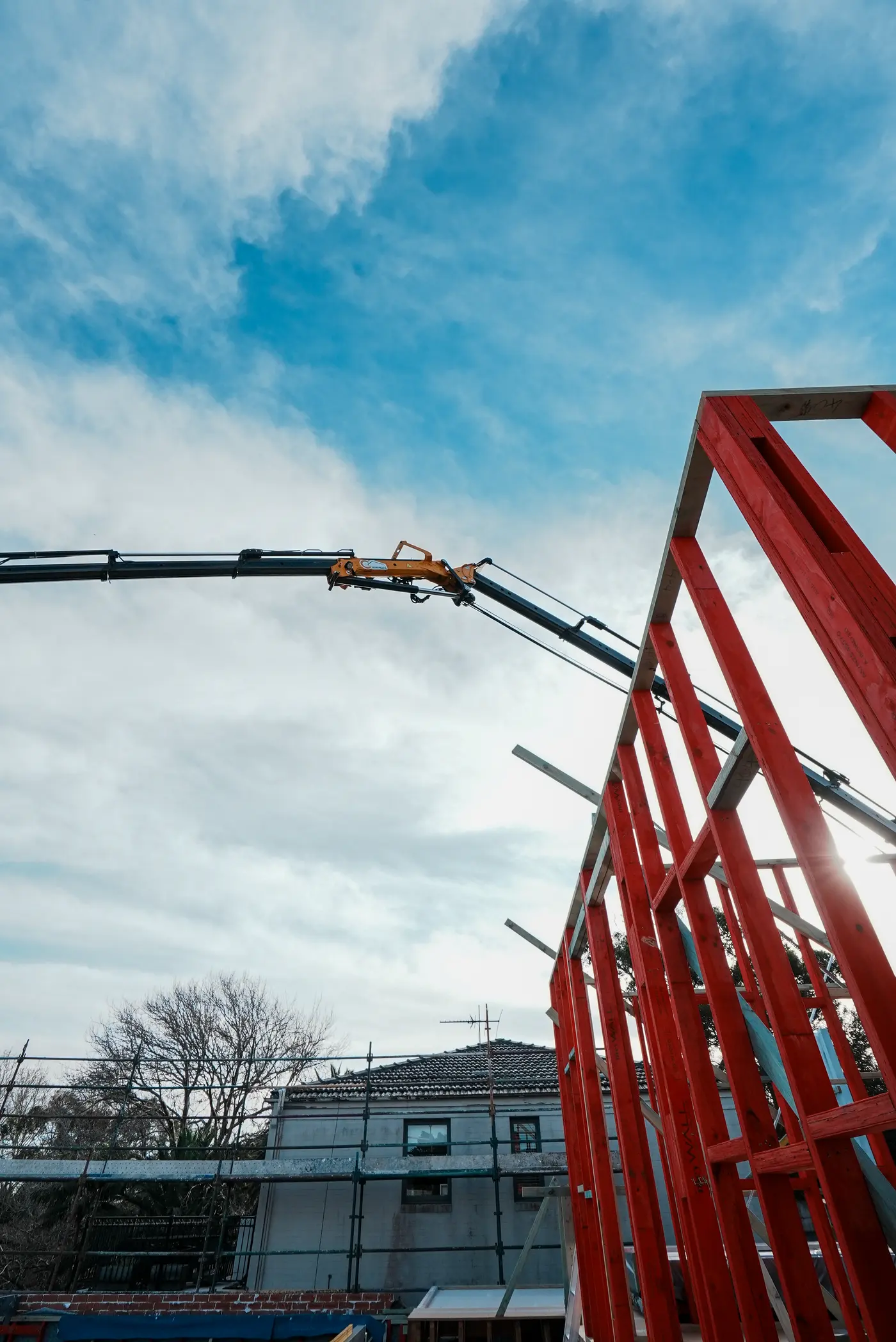Mosman — crane against sky