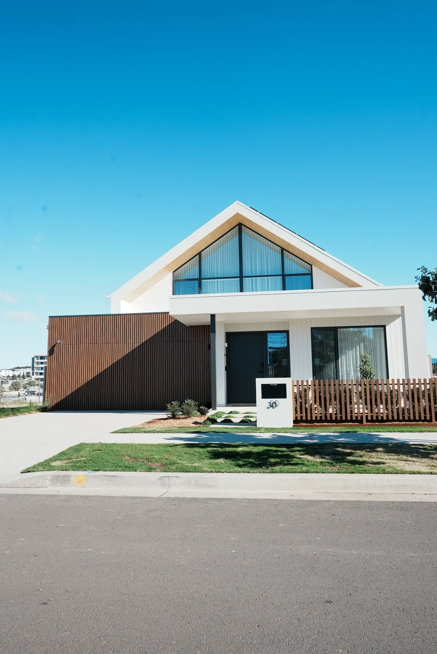Timber gable residence