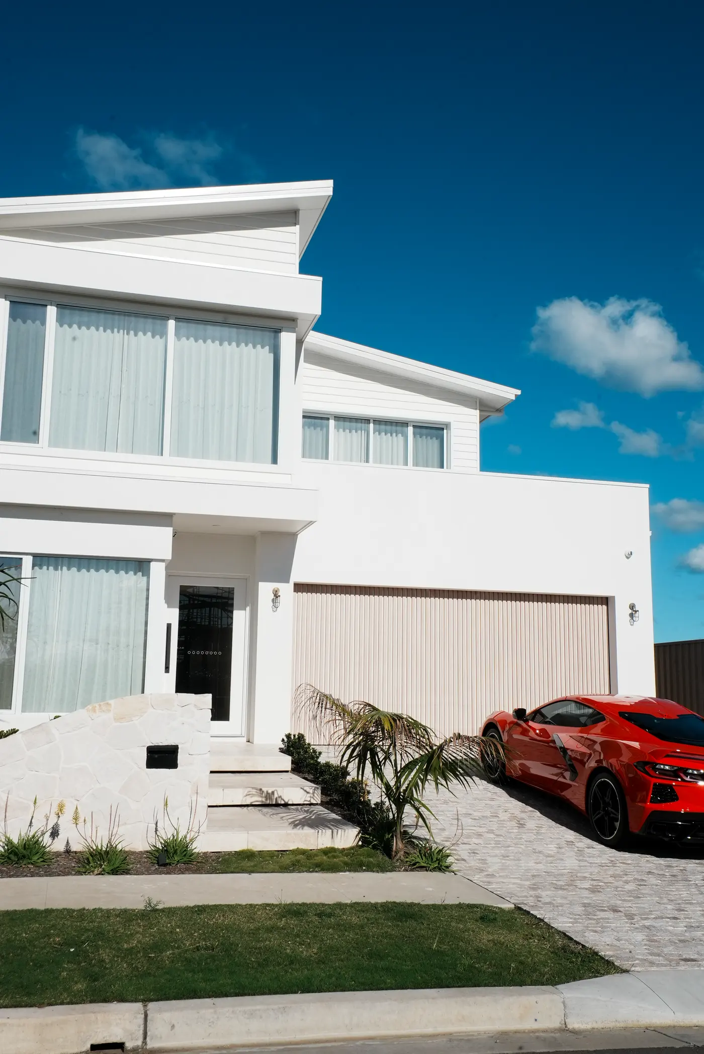 RAC Garage Doors — street elevation